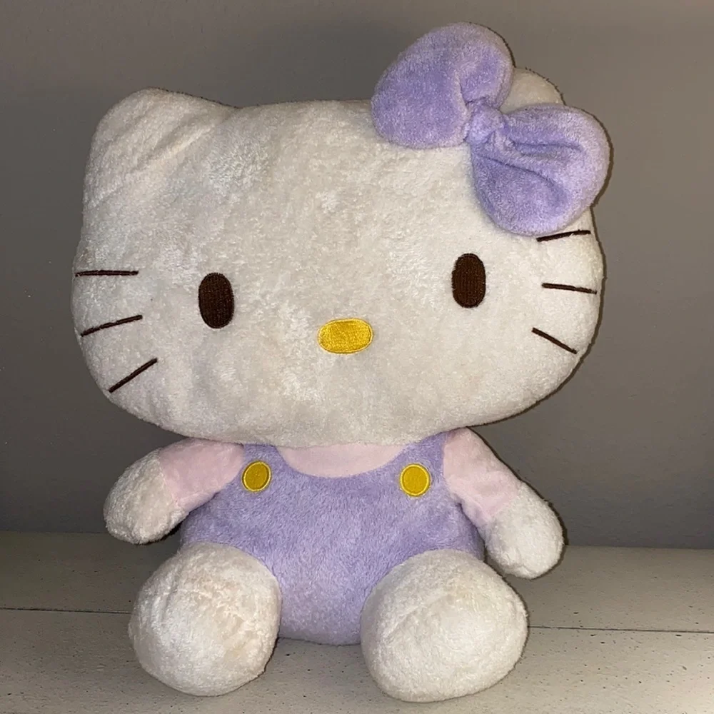 Ty Hello Kitty by Saurio 14β purple stuffed animalββ - Picture 1 of 4